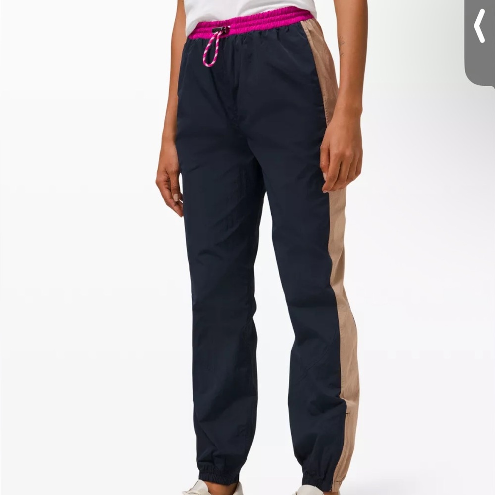 Lululemon‎ Evergreen Track Pant Navy Cafe Raspberry 4